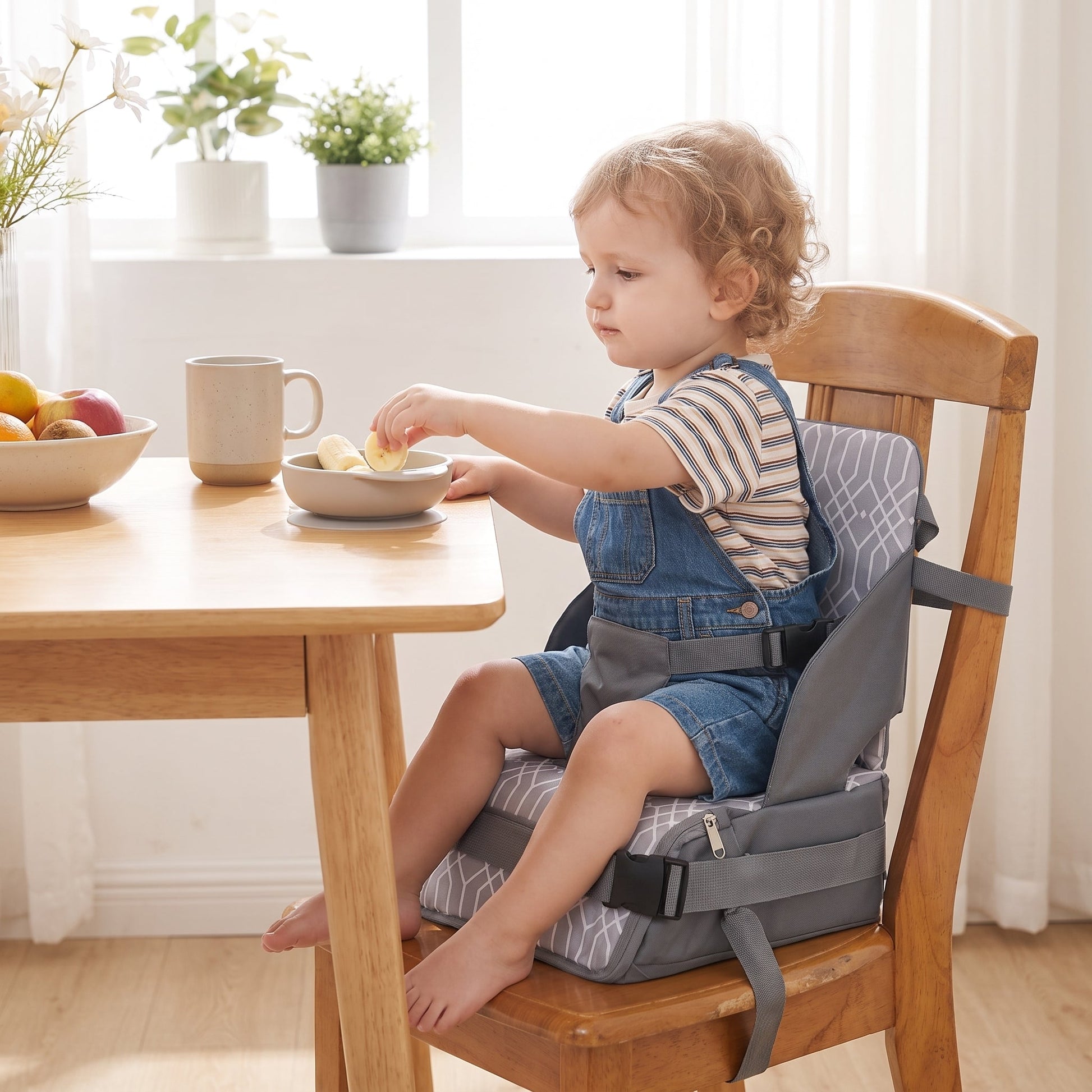 Opvouwbare babyzitje met verhoging 0