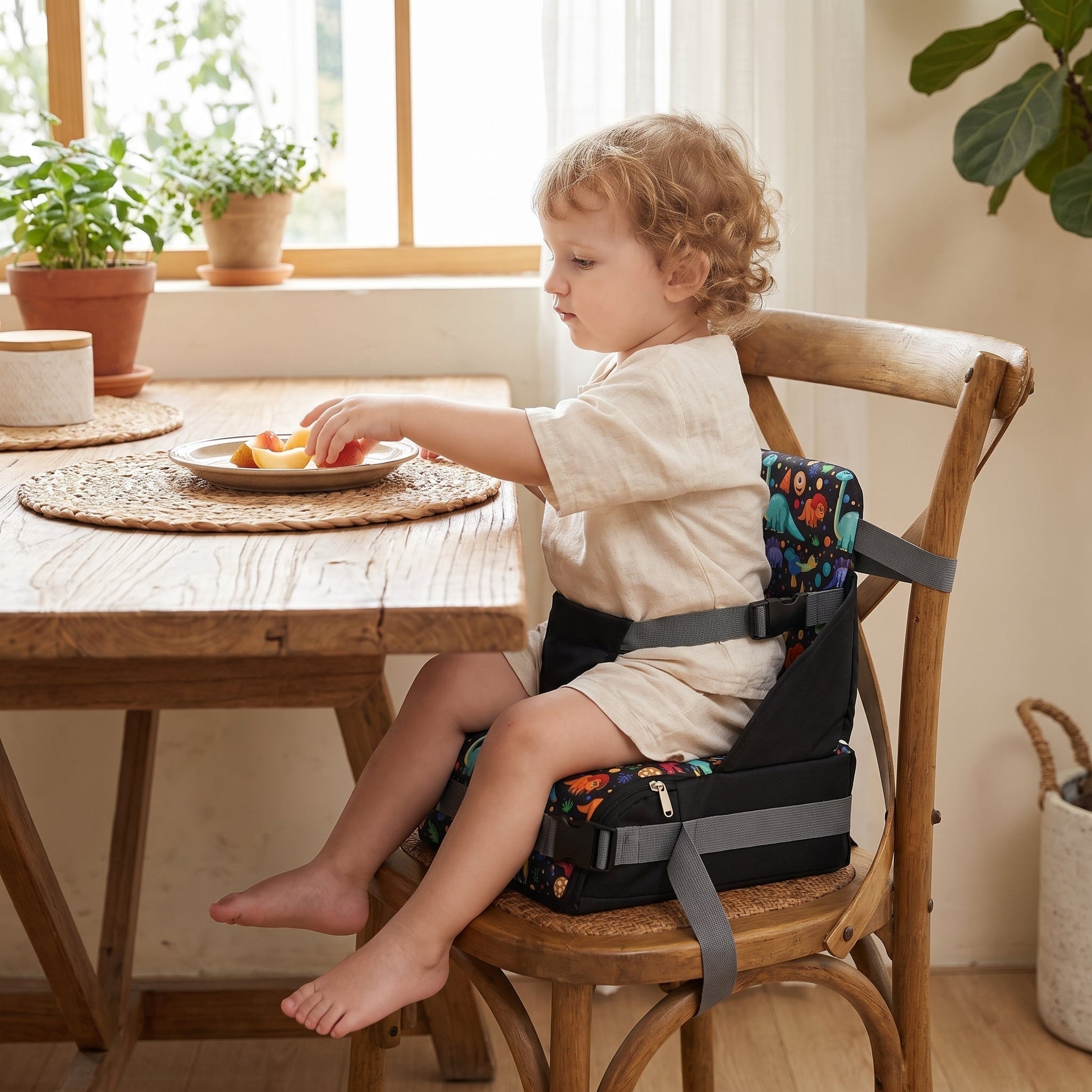 Opvouwbare babyzitje met verhoging 1