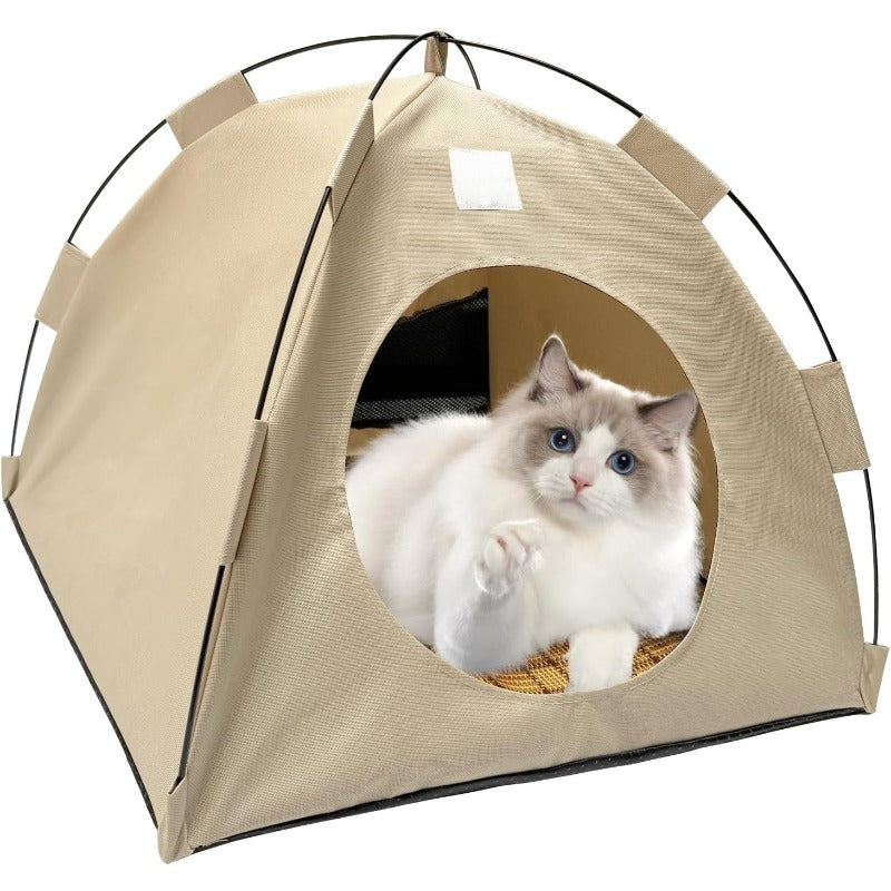 Opvouwbare huisdierentent – Rustig toevluchtsoord voor katten en kleine honden 0