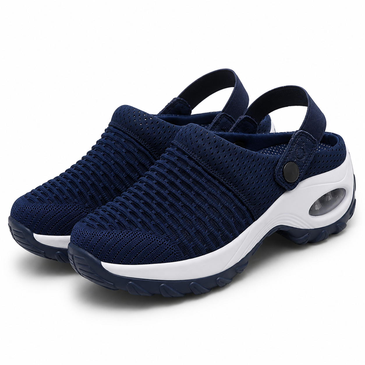 Orthopädische Damen Clogs mit Luftpolster-Dämpfung, rutschfester Sohle, atmungsaktives Mesh 7