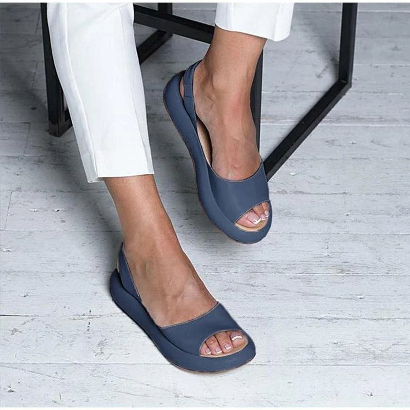 Orthopädische Damen Komfortsandalen mit niedrigem Absatz – Livana 3