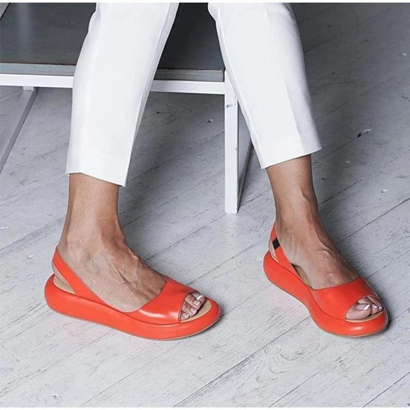 Orthopädische Damen Komfortsandalen mit niedrigem Absatz – Livana 5