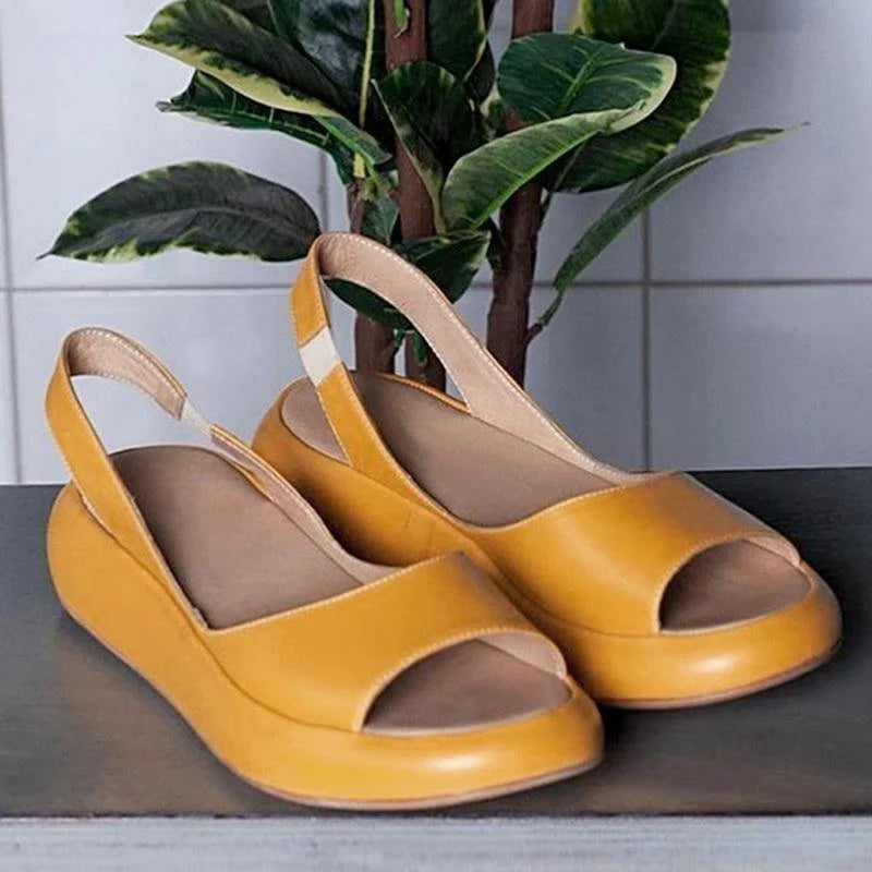 Orthopädische Damen Komfortsandalen mit niedrigem Absatz – Livana 7