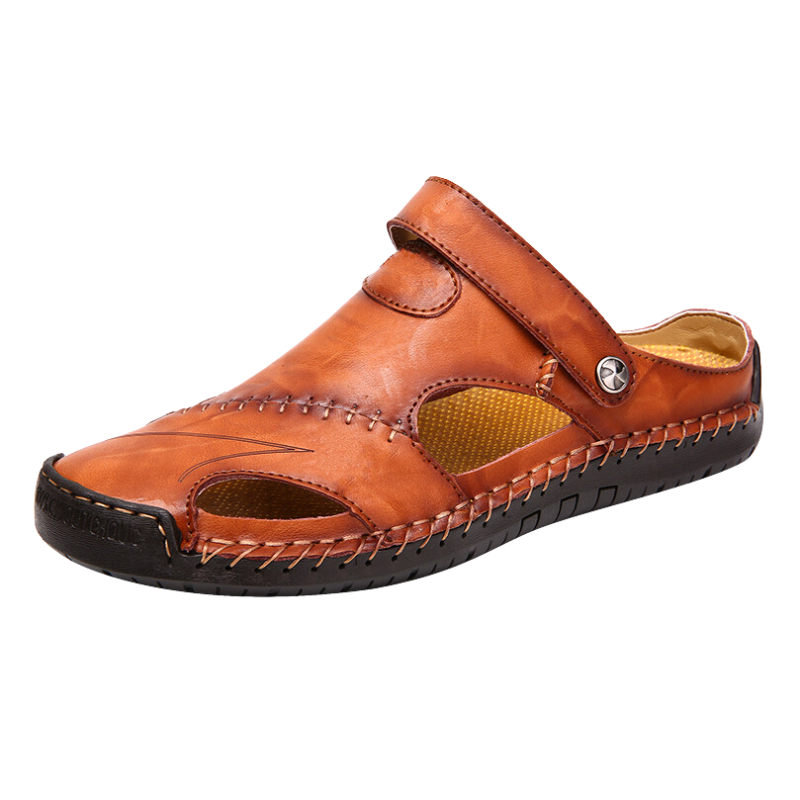 Orthopädische Herren-Ledersandalen – Marco 2