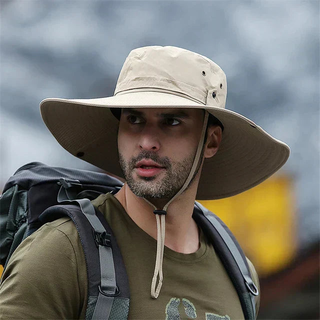Outdoor-Sommerhut mit Kinnband und Wasserabweisendem Stoff – Ranger 0