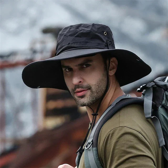 Outdoor-Sommerhut mit Kinnband und Wasserabweisendem Stoff – Ranger 2