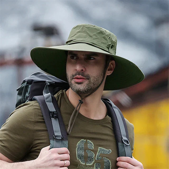 Outdoor-Sommerhut mit Kinnband und Wasserabweisendem Stoff – Ranger 3