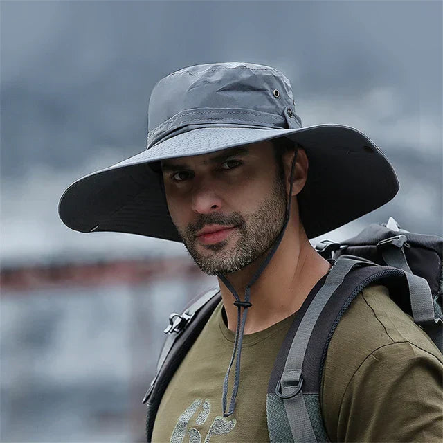 Outdoor-Sommerhut mit Kinnband und Wasserabweisendem Stoff – Ranger 4