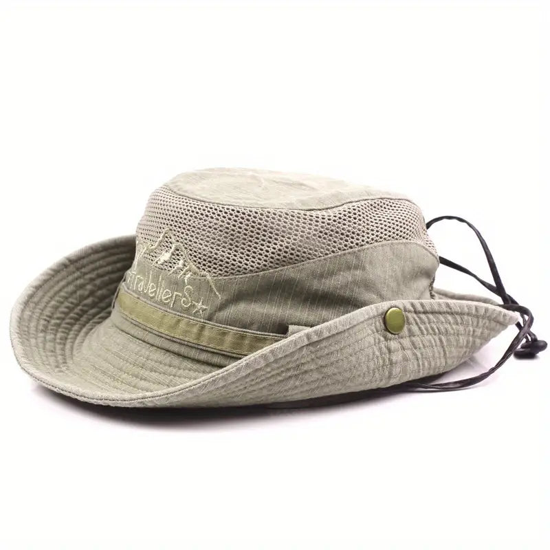 Outdoor Sonnenhut mit Verstellbaren Riemen und Breiter Krempe – Solantra 0