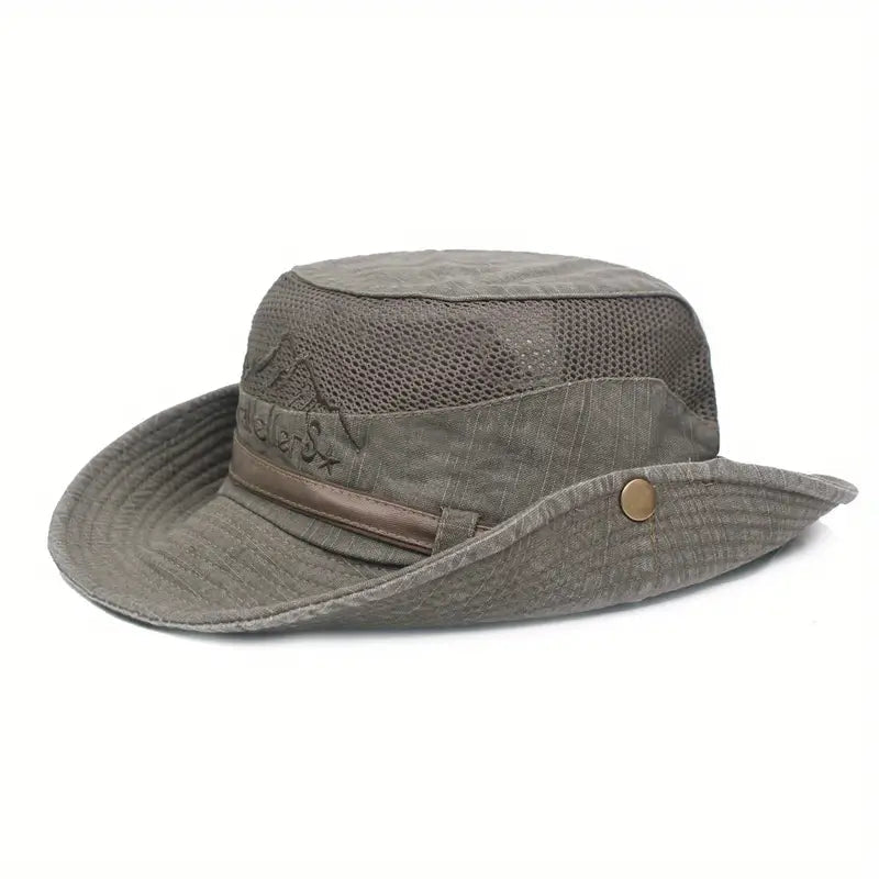 Outdoor Sonnenhut mit Verstellbaren Riemen und Breiter Krempe – Solantra 3