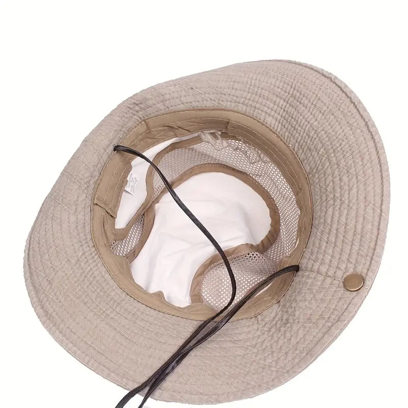 Outdoor Sonnenhut mit Verstellbaren Riemen und Breiter Krempe – Solantra 5