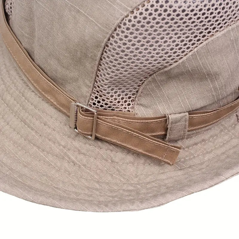 Outdoor Sonnenhut mit Verstellbaren Riemen und Breiter Krempe – Solantra 7