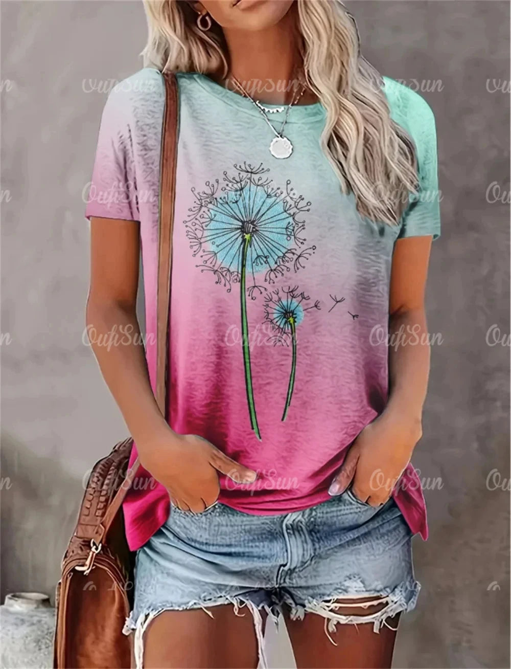 HeartBeat – Dámská oversized košile s potiskem srdce – Prodyšná a stylová