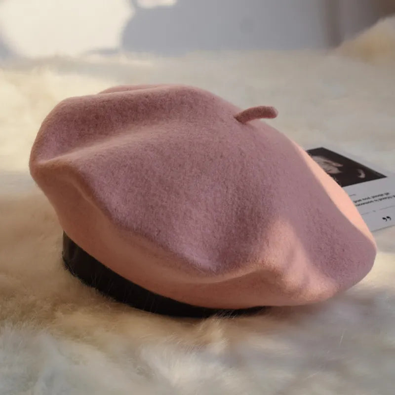 Klassisches Beret – Weicher Filzstoff, zeitloser Stil & angenehmer Sitz