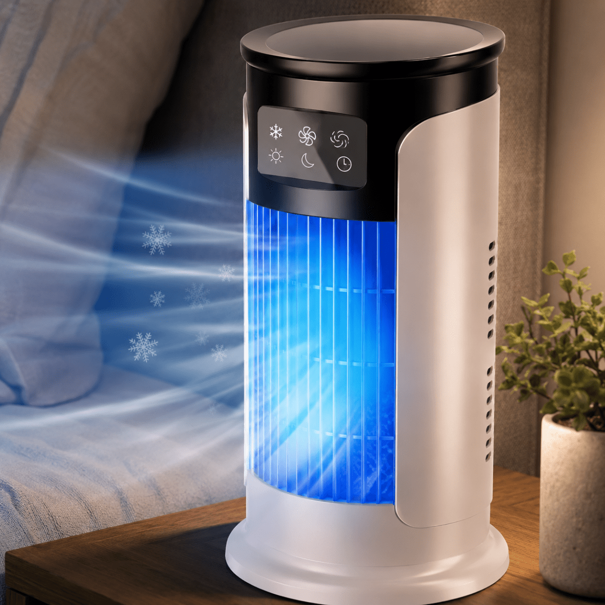 POLARBREEZE – Tragbarer Verdunstungsluftkühler mit Ventilator und Luftbefeuchter 0