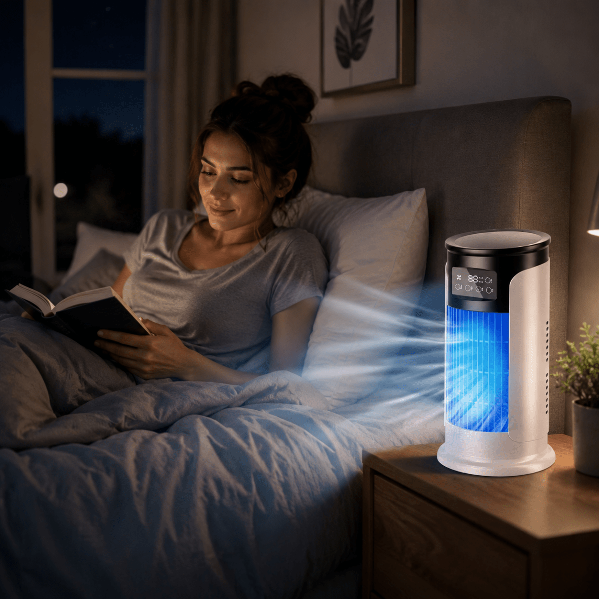 POLARBREEZE – Tragbarer Verdunstungsluftkühler mit Ventilator und Luftbefeuchter 1