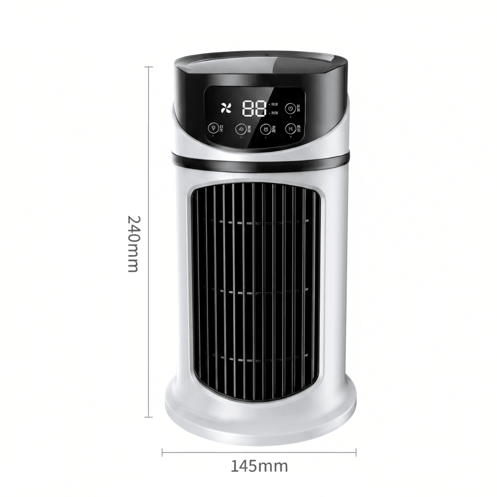 POLARBREEZE – Tragbarer Verdunstungsluftkühler mit Ventilator und Luftbefeuchter 7