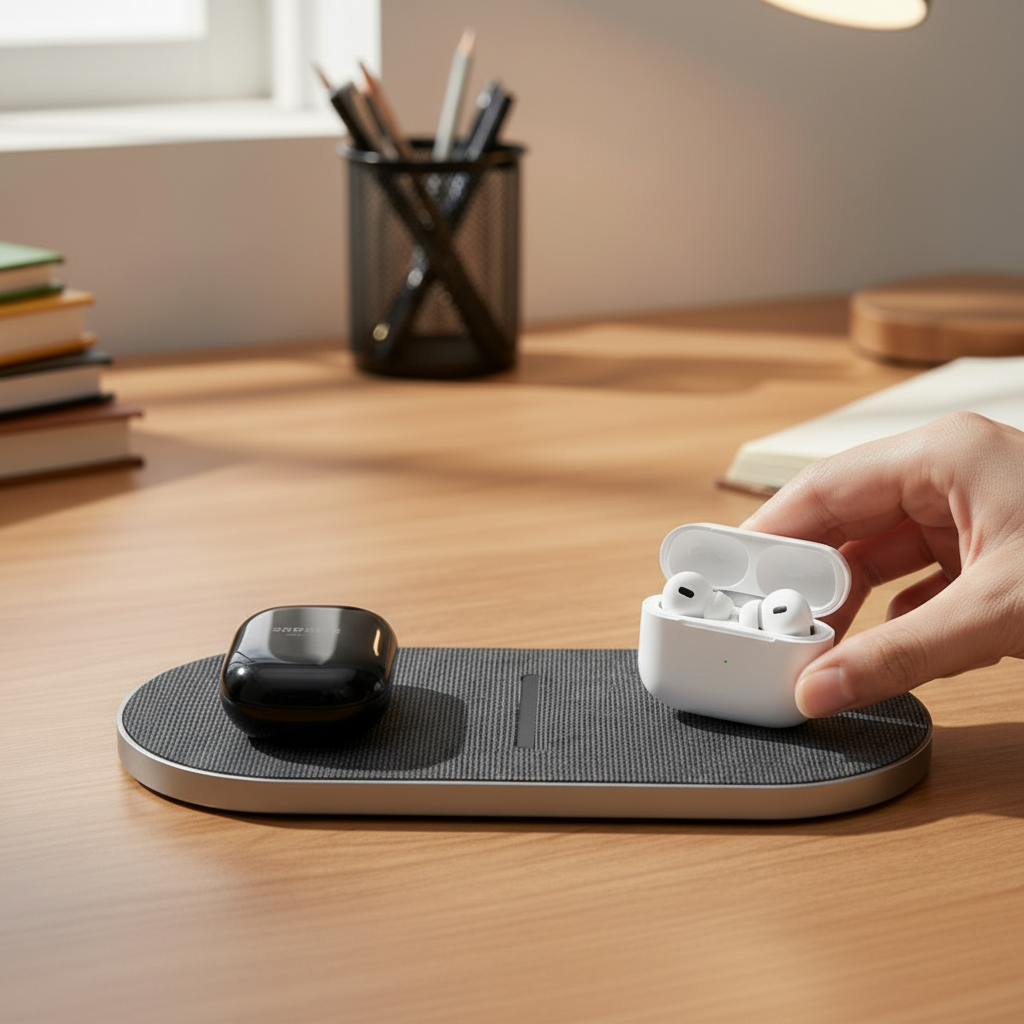 POWERDOCK – Kabellose 40-W-Ladestation für iPhone, AirPods & Samsung 2