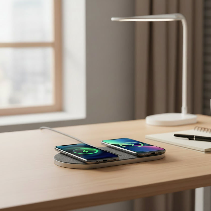 POWERDOCK – Kabellose 40-W-Ladestation für iPhone, AirPods & Samsung 3