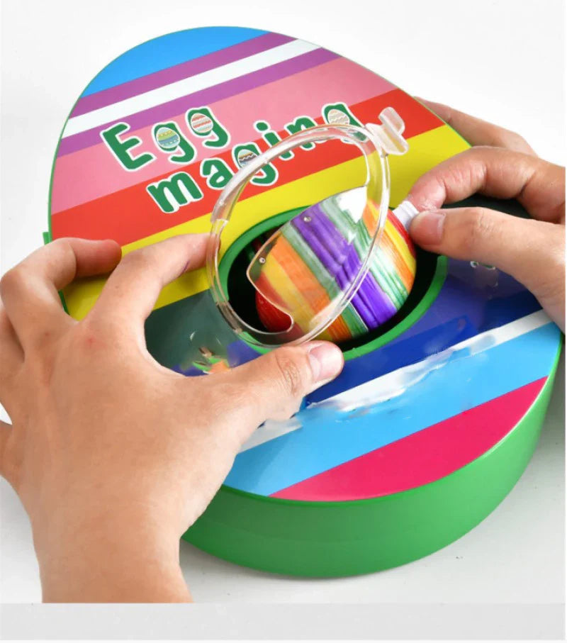 Paasei-decoratieset met elektrische machine voor kinderen, inclusief 8 kleurmarkeringen 2