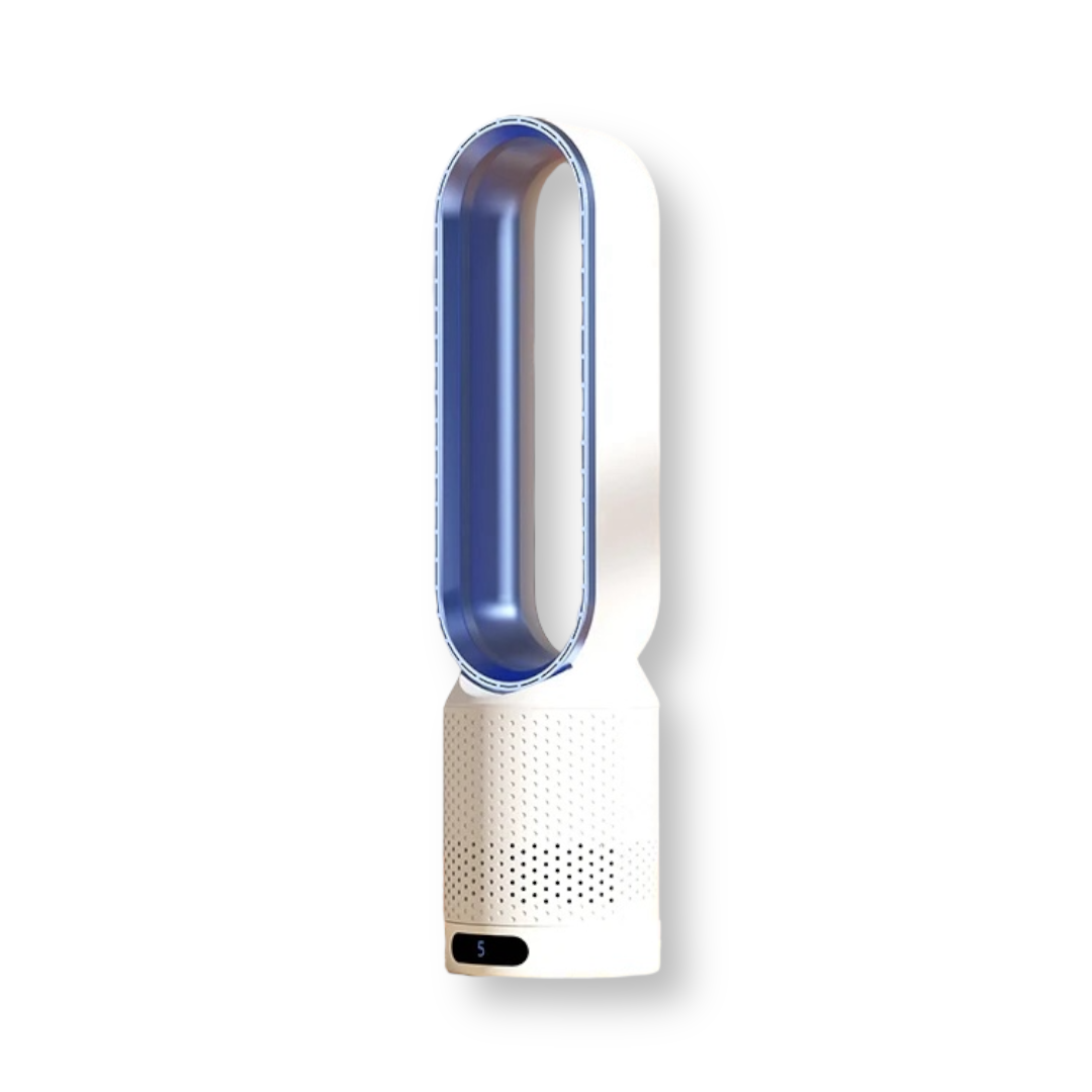 AirPure 3-in-1 Luftkühler mit Luftfilter, Oszillation & LED-Touch – Bladlos, leise & modern