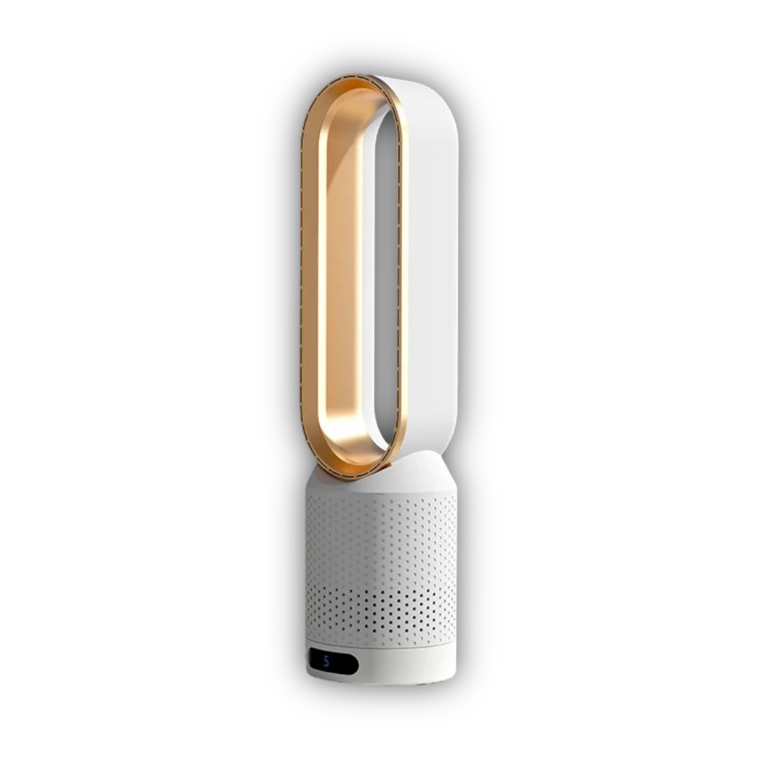 AirPure 3-in-1 Luftkühler mit Luftfilter, Oszillation & LED-Touch – Bladlos, leise & modern