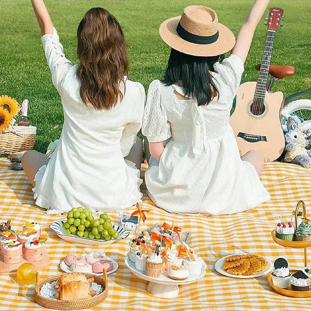 Picknick Deken 150x200 cm - Waterdicht en Draagbaar voor Buitenactiviteiten 4