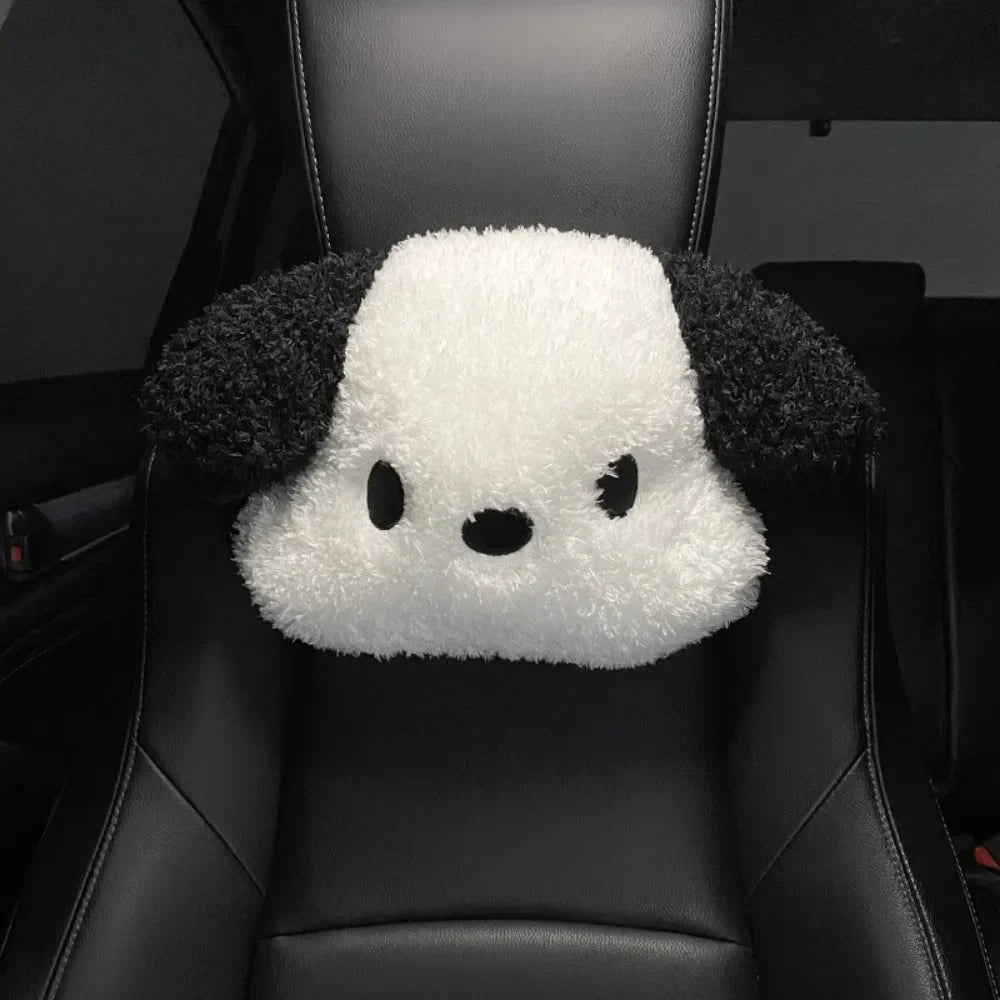 Pluche Hoofdsteun en Lendensteun voor Auto – Comfortabel en Schattig Ontwerp 3