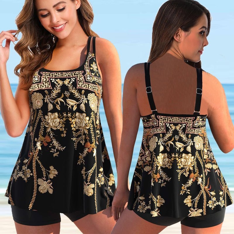 Plus-Size Tankini für Strand & Schwimmbad - Marielle 10