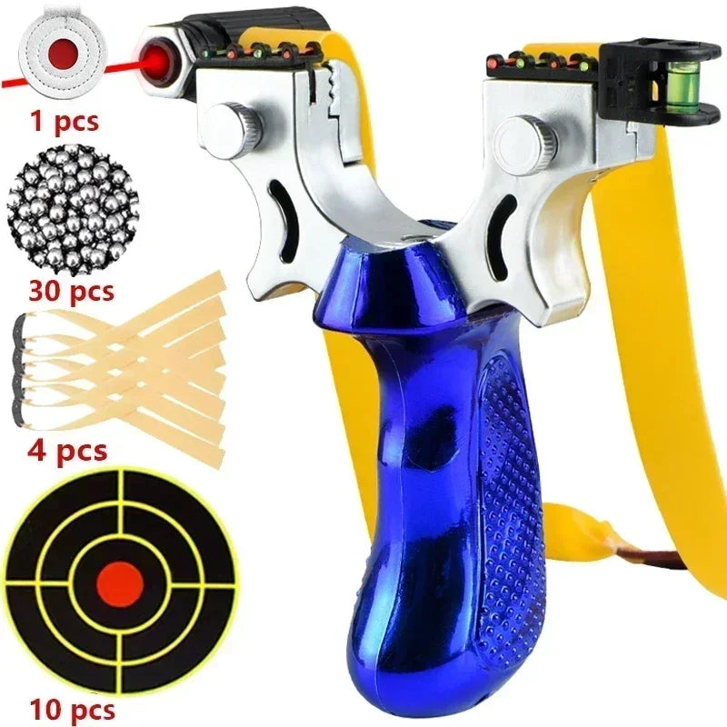 Präzisionsschleuder – Leichtes Design mit rutschfestem Griff und Zielvorrichtungen 9