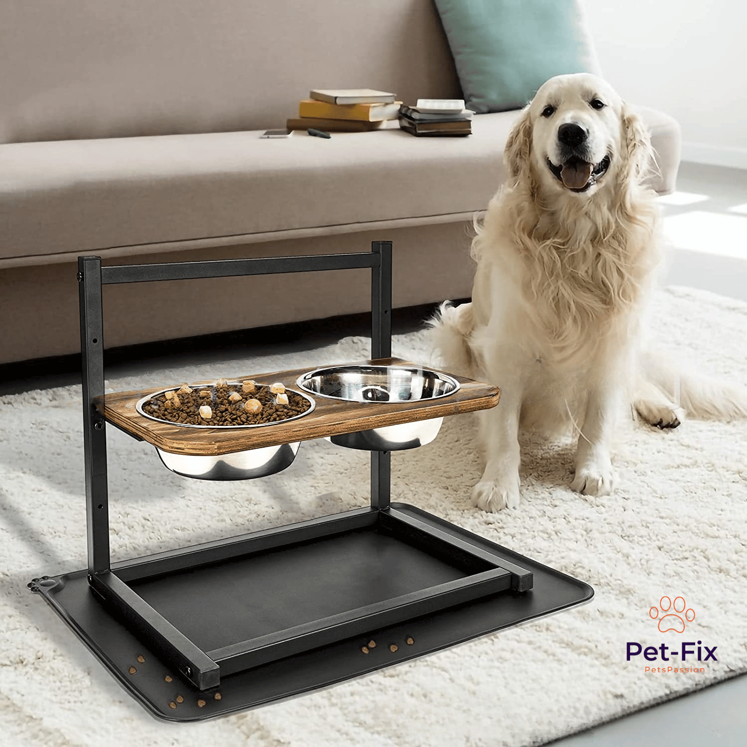 Premium Erhöhtes Hundefutterstation - SnackHaven 1