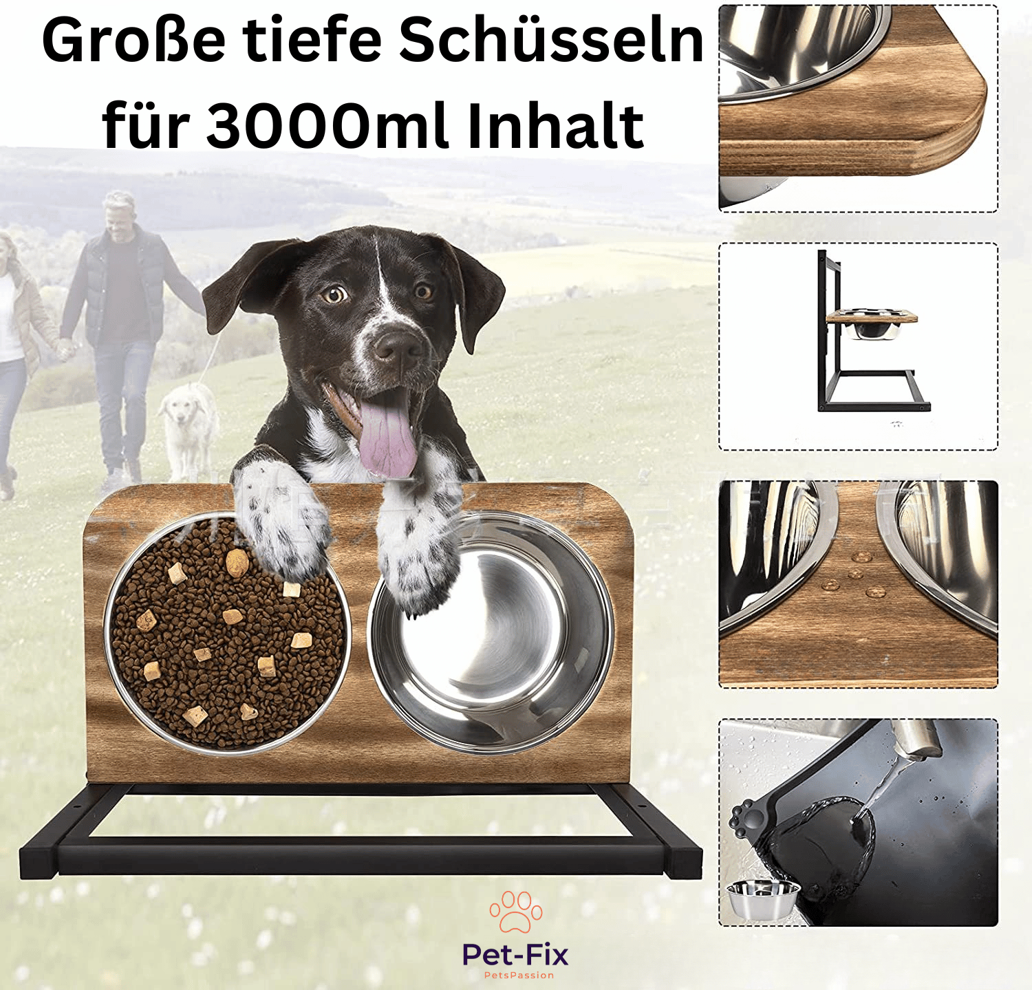 Premium Erhöhtes Hundefutterstation - SnackHaven 3
