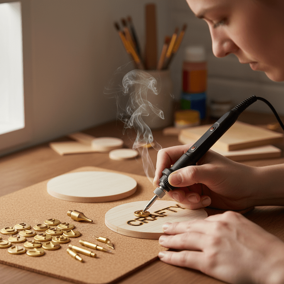 Set di penne per incisione – Set creativo da 58 pezzi con controllo della temperatura e accessori
