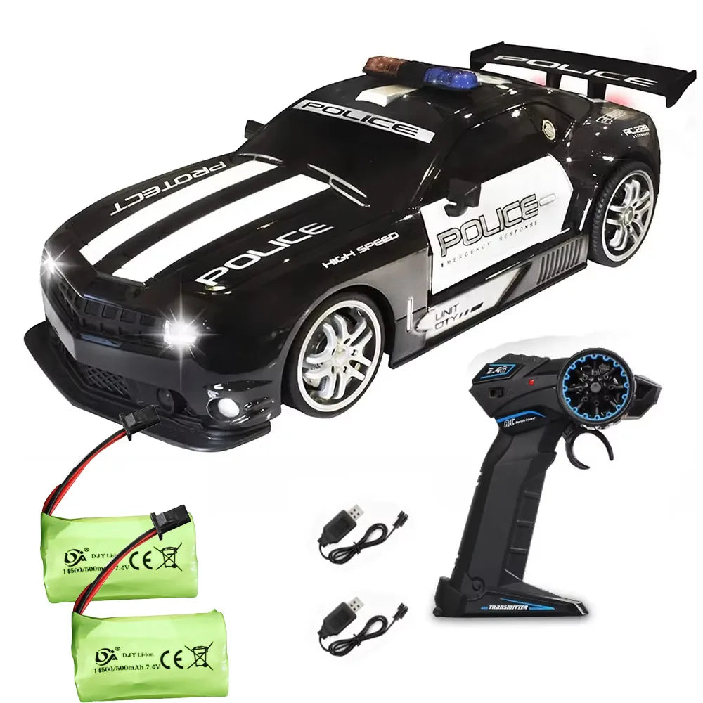 SpeedMax – RC Polizei Auto 1:12 mit LED & 2,4 GHz Fernbedienung