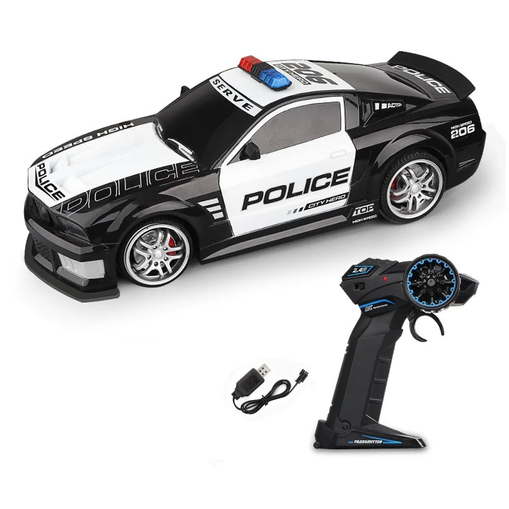 SpeedMax – RC Polizei Auto 1:12 mit LED & 2,4 GHz Fernbedienung