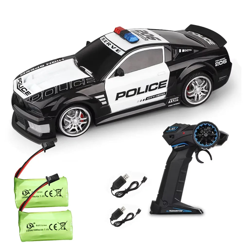 SpeedMax – RC Polizei Auto 1:12 mit LED & 2,4 GHz Fernbedienung