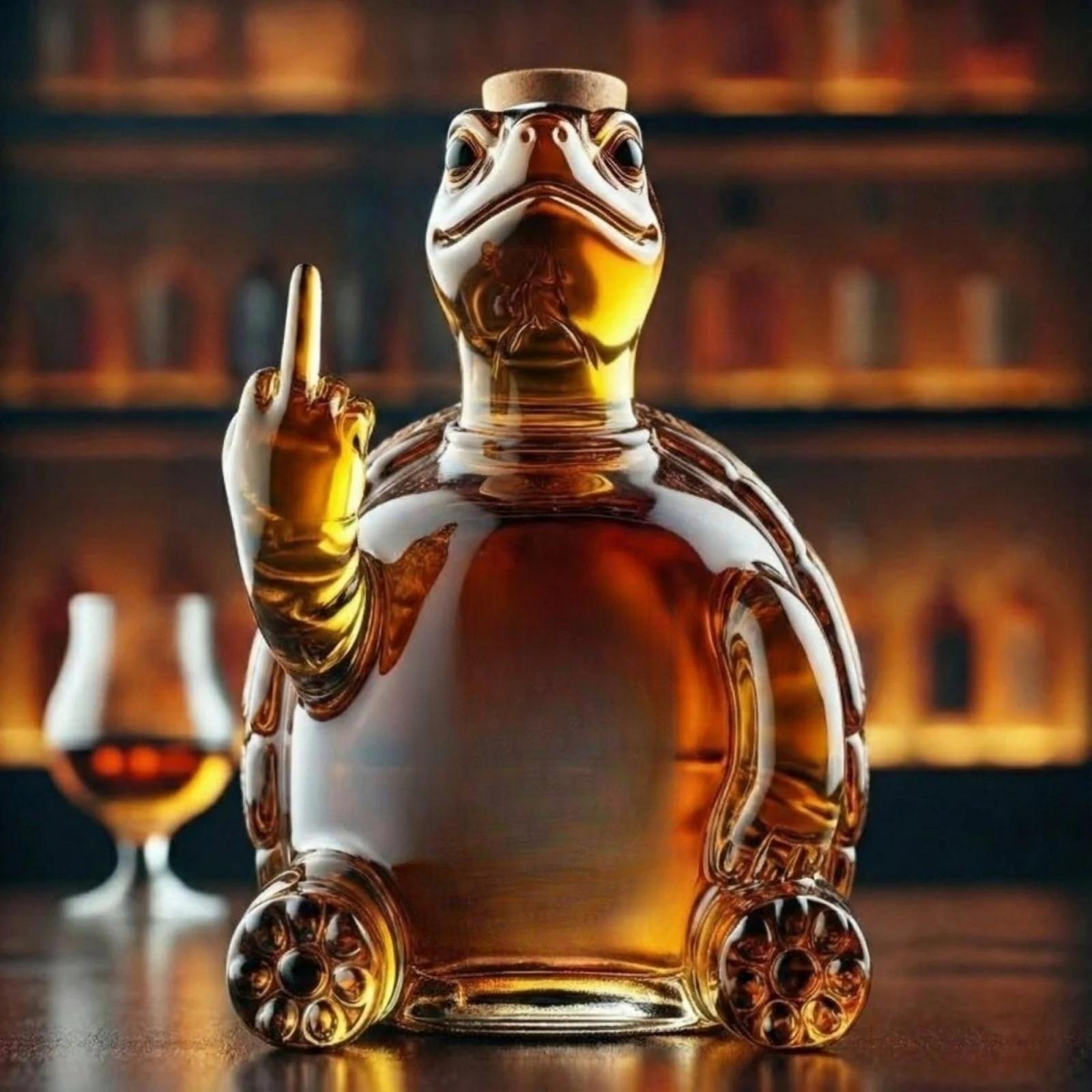 Rebellious Whiskey Decanter Bottle 1