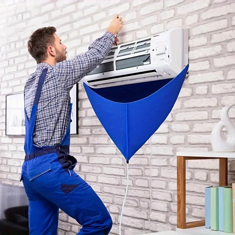 Reinigungsset für Wandmontierte Klimaanlagen mit Staubschutz und Werkzeugen 0