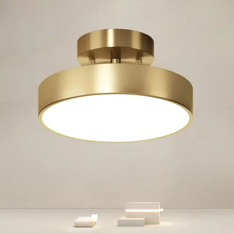 Coppera – Retro LED stropní svítidlo měď energeticky úsporné a kompaktní