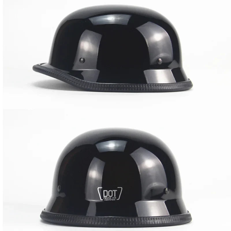 Retro Motorhelm Heren - Lichtgewicht Veiligheidshelm voor Cruisers, Helm Kopen 2