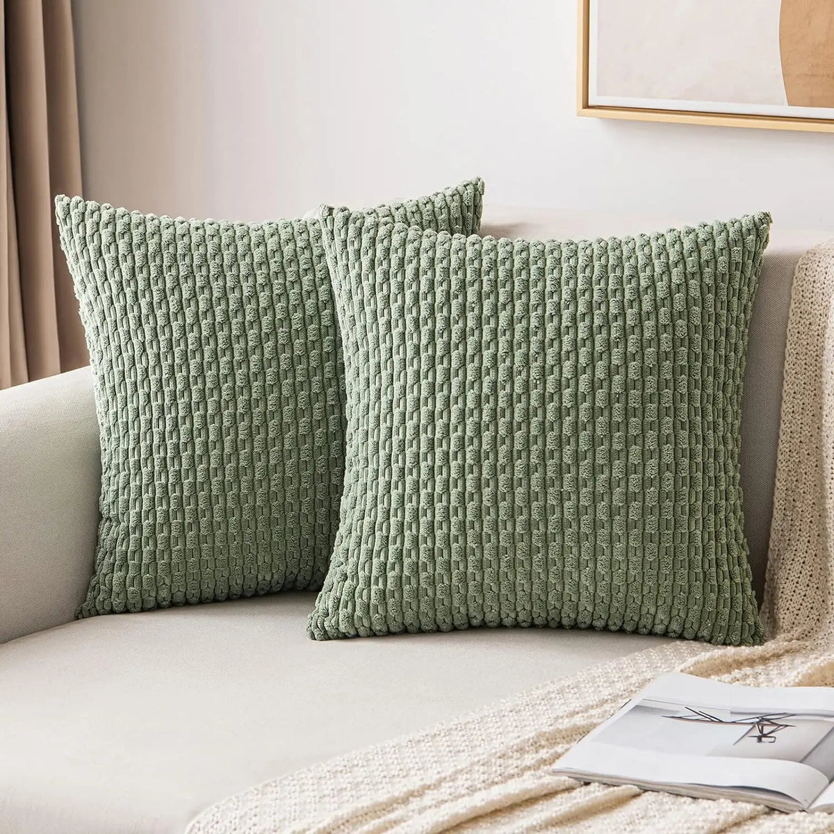 Ribfluwelen Kussenhoes – Stijlvol & Gezellig 10