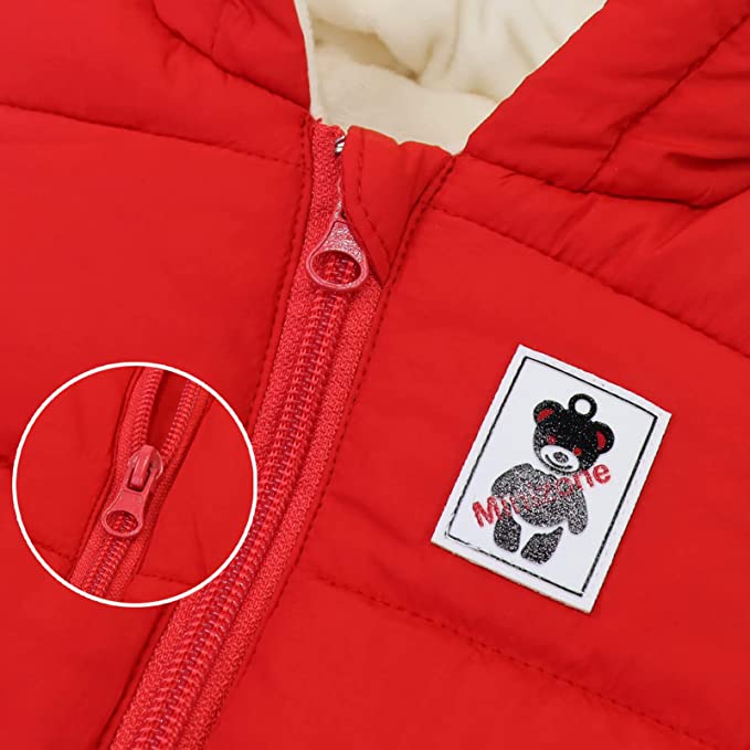 Malý zimný overal pre bábätká | S roztomilými medvedími uškami