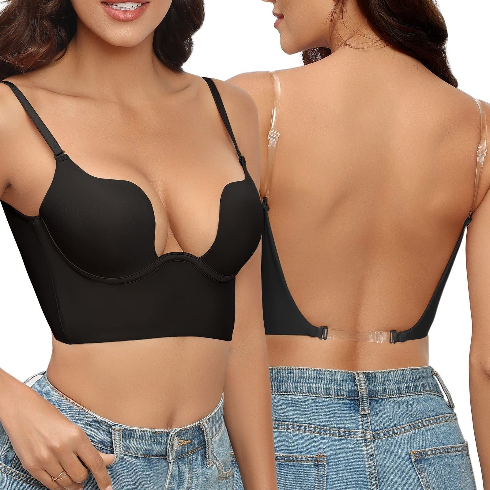 Rückenfreier BH für Damen mit nahtloser Passform und elegantem Design 6