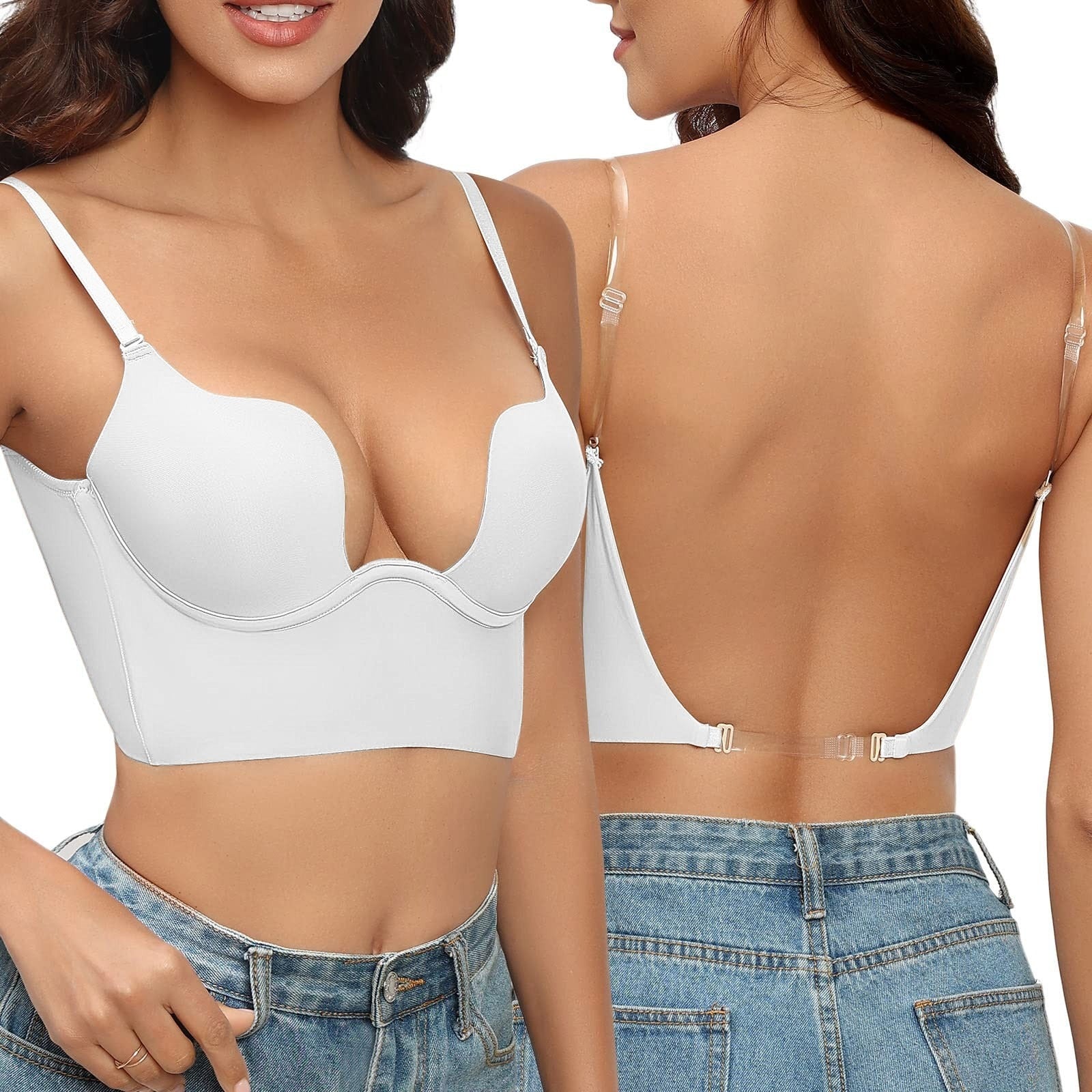 Rückenfreier BH für Damen mit nahtloser Passform und elegantem Design 7