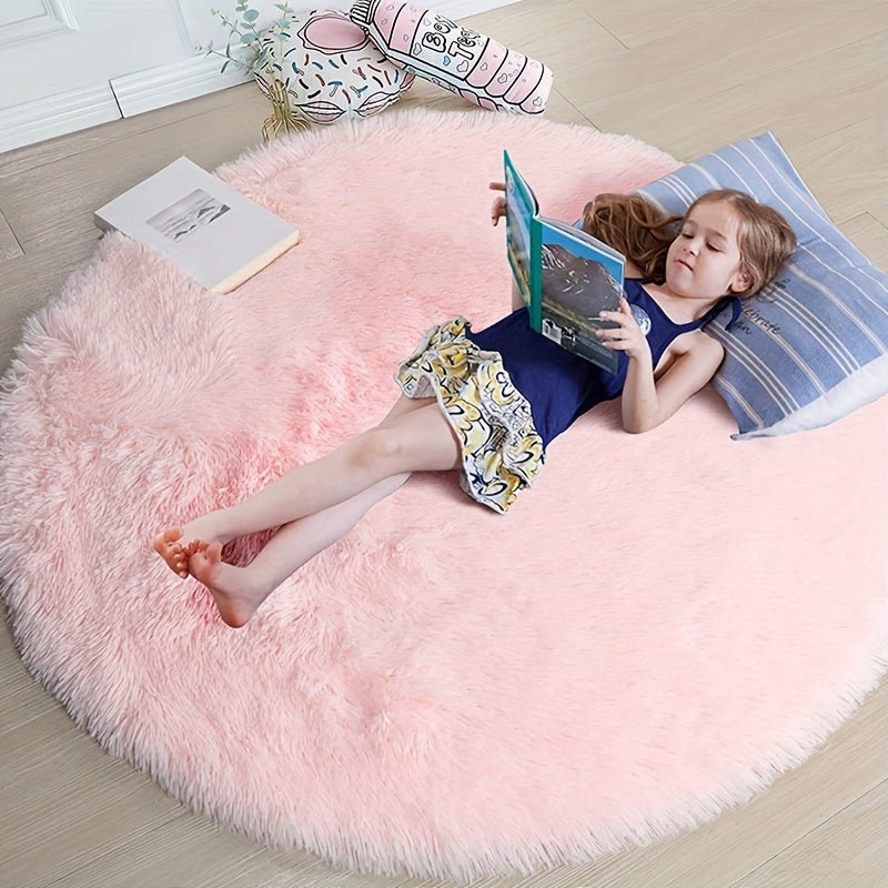 Runder Fluffy Teppich - Clouda 3