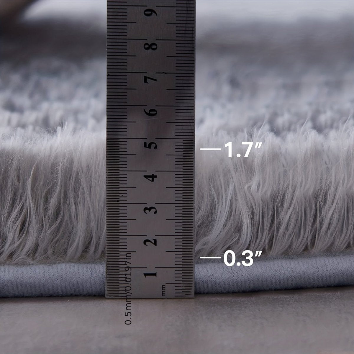 Runder Fluffy Teppich - Clouda 5