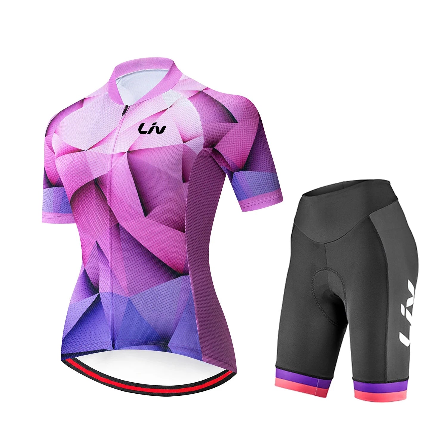 Set maglia da ciclismo donna – Design traspirante a maniche corte & materiale ad asciugatura rapida