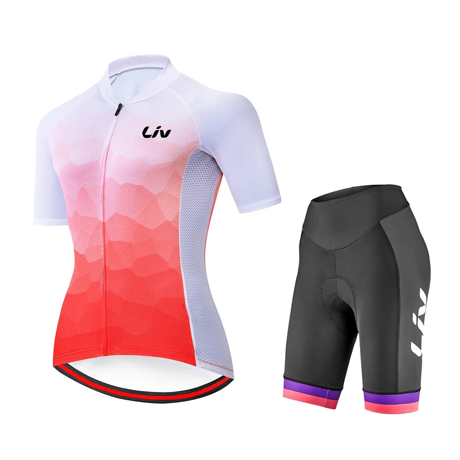 Set maglia da ciclismo donna – Design traspirante a maniche corte & materiale ad asciugatura rapida