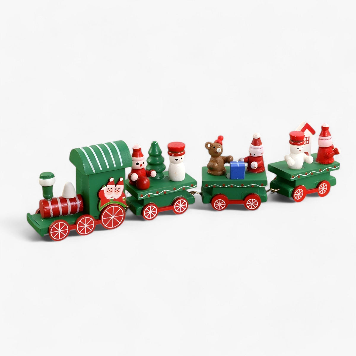 Merry Express | Hrací dřevěná ozdoba na vlak - vánoční dekorace
