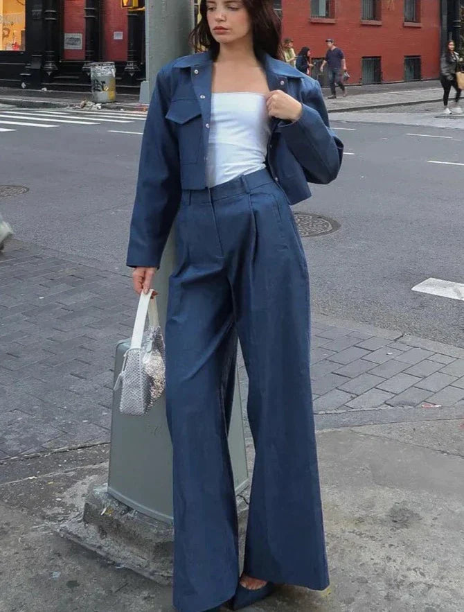 Kamilah - Elegantný streetwear set [bunda + nohavice]